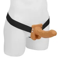 Hollow Strap-On with Balls, 21 cm Hollow Strap-On with Balls, 21 cm