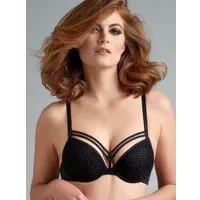 Marlies Dekkers Feline Jazz: Padded Push-Up BH, schwarz (80 D) Marlies Dekkers Feline Jazz: Padded Push-Up BH, schwarz (80 D)