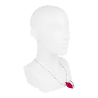 Herzförmiger Minvibrator mit Halskette, 4,8 cm Herzförmiger Minvibrator mit Halskette, 4,8 cm