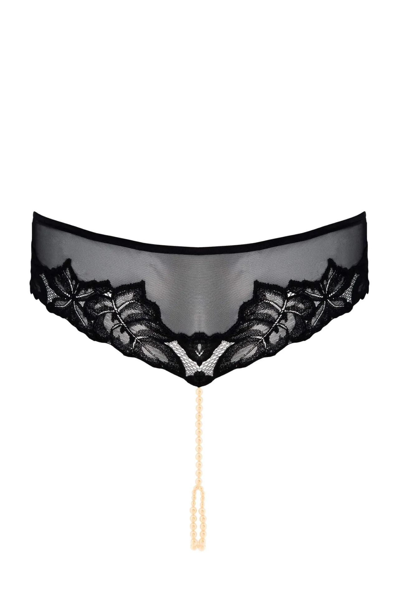 Bracli - London Slip - Luxus Perlenstring Dessous Größe Plus – Bild 2