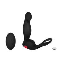 Prostata-Stimulator mit Penisring, 16,5 cm Prostata-Stimulator mit Penisring, 16,5 cm