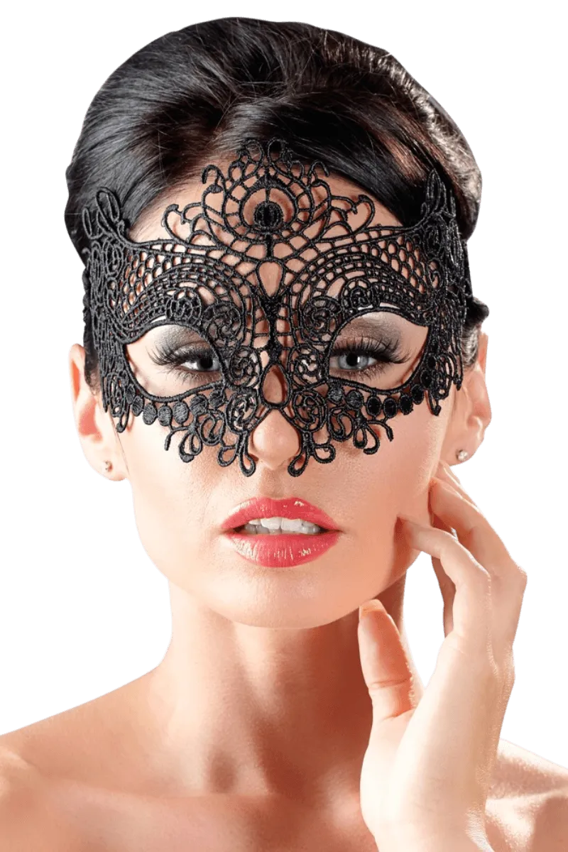 schwarze Augenmaske gestickt schwarze Augenmaske gestickt