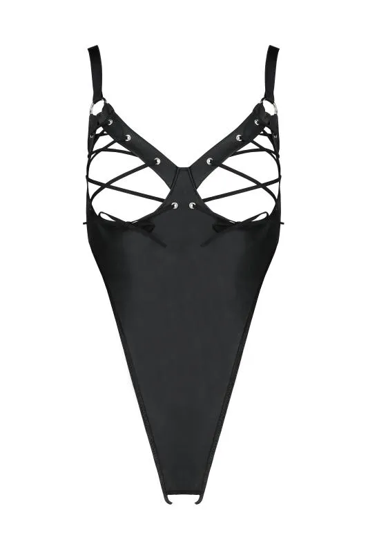 Celine Bodysuit Schwarz – Bild 3