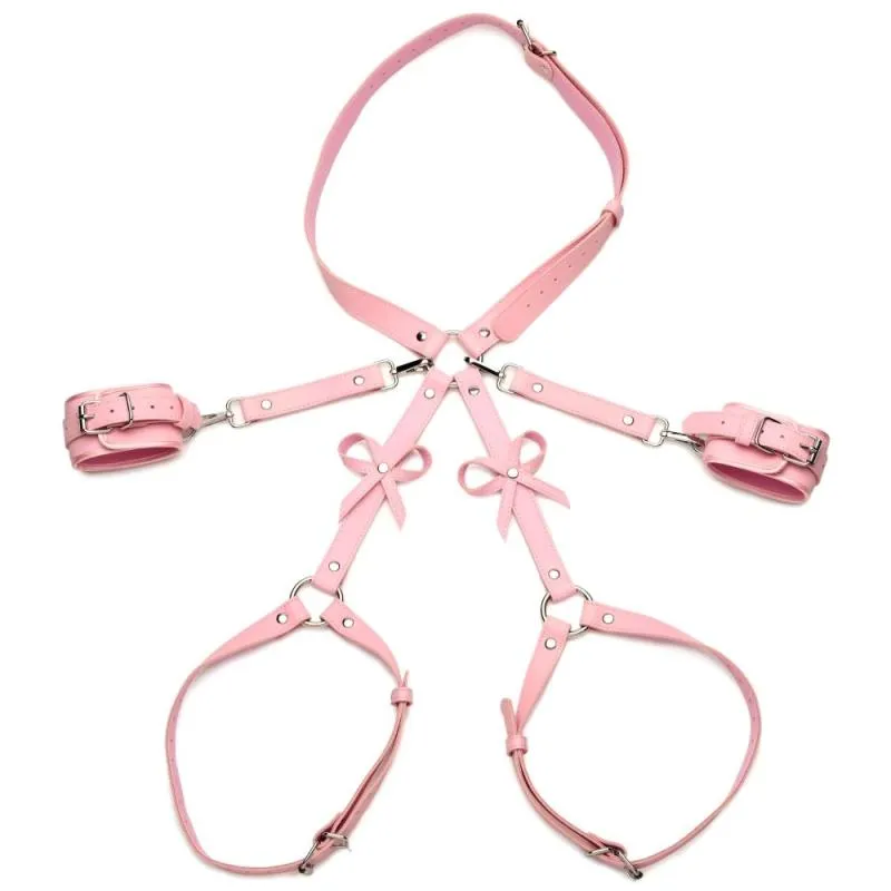 Bondage Harness mit Schleifen M/L - Rosa Bondage Harness mit Schleifen M/L - Rosa