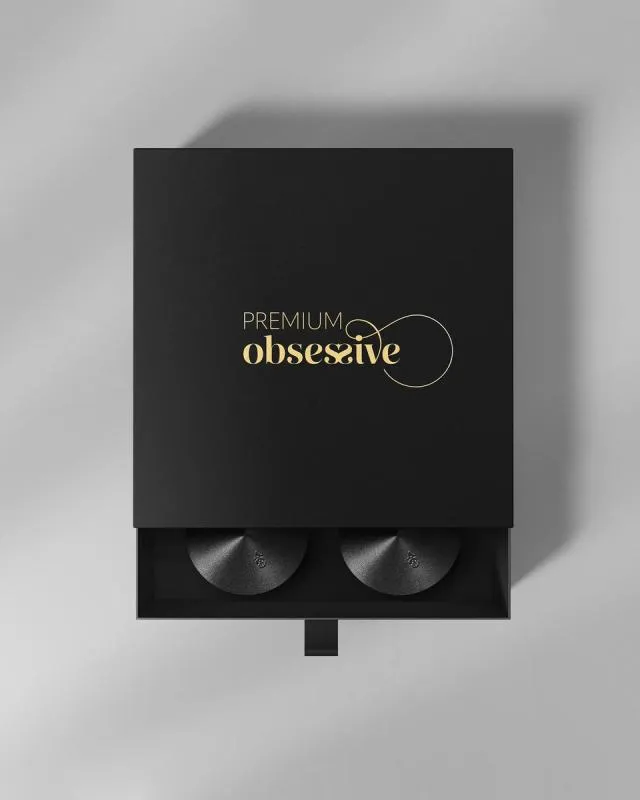 Obsessive – Sublimie Brustwarzenabdeckungen – Schwarz – Bild 2