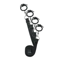 5tlg. Bettfessel-Set aus Kunstleder 5tlg. Bettfessel-Set aus Kunstleder