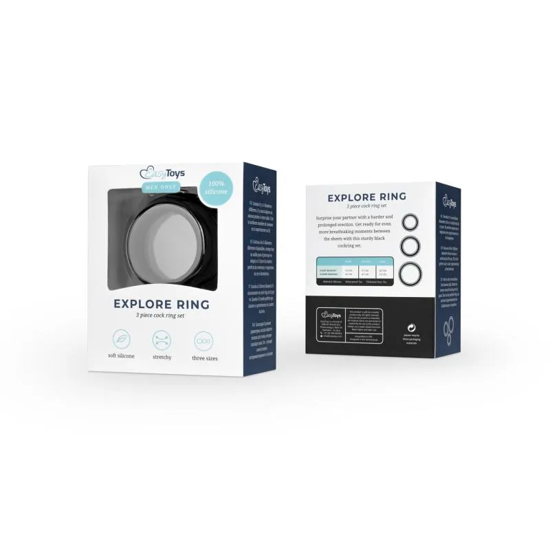 EasyToys »Triple« Silikon-Penisring Set 3-teilig – Bild 2