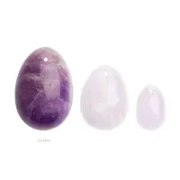 Yoni Ei - Größe L-Amethyst Yoni Ei - Größe L-Amethyst