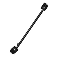 Xx-DreamsToys: Variable Spreizstange mit Leder- Fußfesseln, schwarz Xx-DreamsToys: Variable Spreizstange mit Leder- Fußfesseln, schwarz