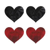 Stolen Kisses Hearts, 2 Paar Pasties Stolen Kisses Hearts, 2 Paar Pasties