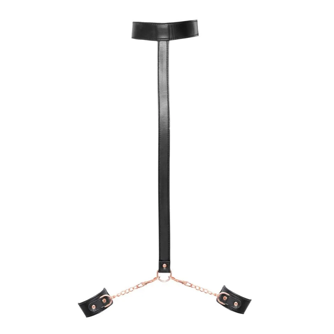 Handfessel plus Knebel mit Verbindungsriemen – Bild 4