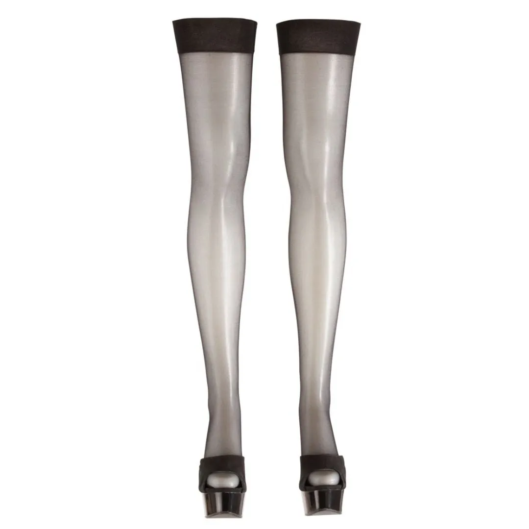 Straps-Strümpfe mit schlichtem Abschluss – Bild 4