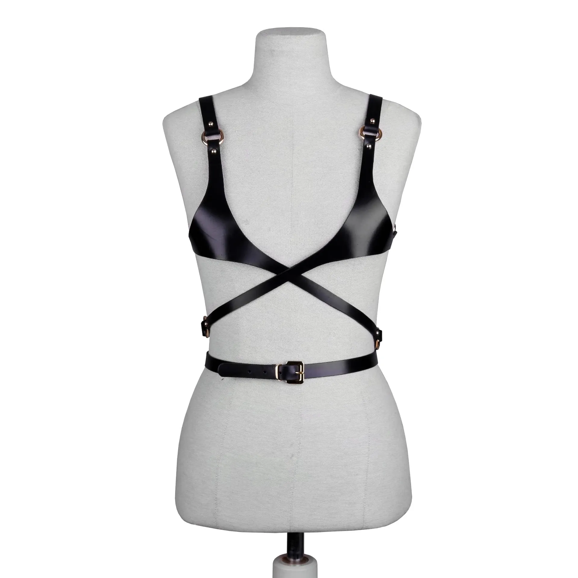 Elif Domanic - Gekreuzter Harness-BH Größe M – Bild 2