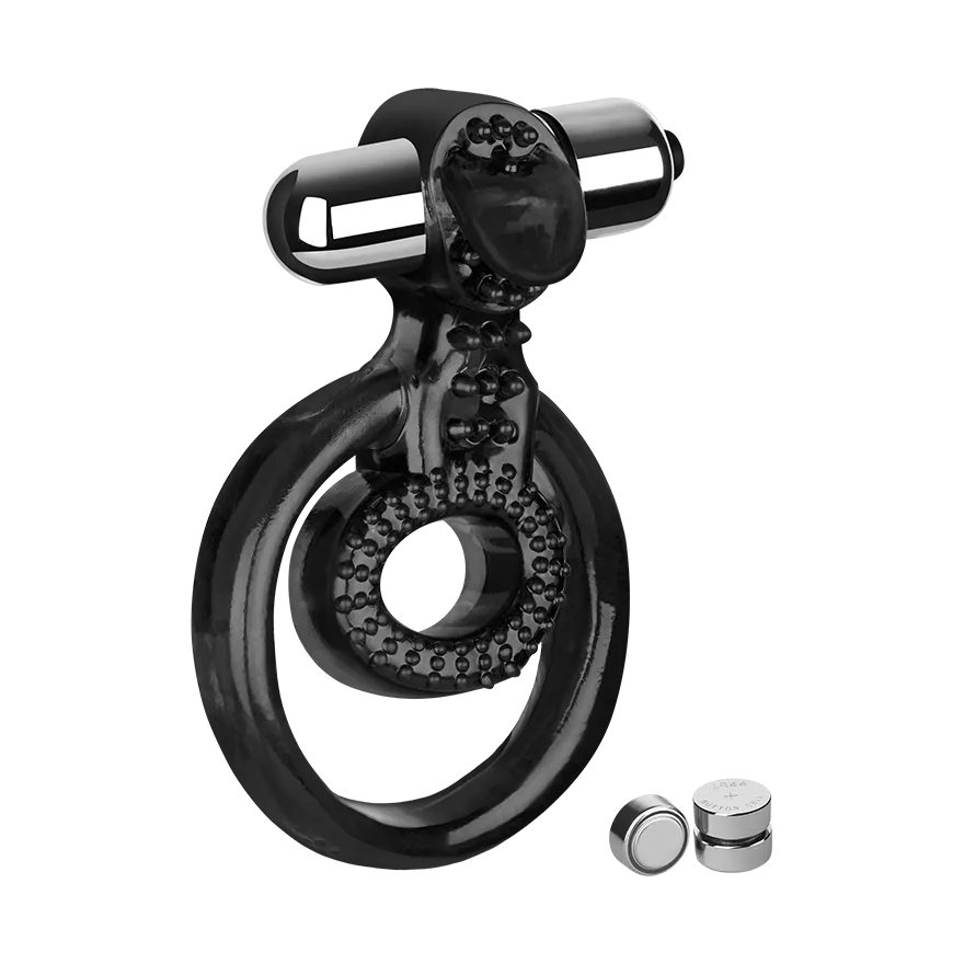 Penis- und Hodenring mit Klitorisreizer, 1,7 - 4,7 cm Penis- und Hodenring mit Klitorisreizer, 1,7 - 4,7 cm