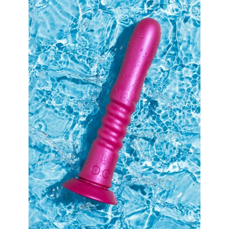 ROMP - Jiggle Stoßvibrator mit Saugnapf - Pink – Bild 3