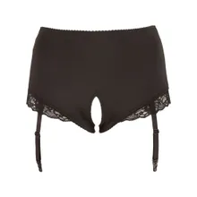 Taillen-Slip ouvert mit Strapsen Taillen-Slip ouvert mit Strapsen