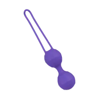 Zart gerippte Liebeskugeln mit Gewicht, Silikon, 3 cm Zart gerippte Liebeskugeln mit Gewicht, Silikon, 3 cm