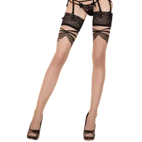 elegante Stockings im Strapslook elegante Stockings im Strapslook