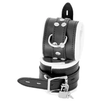 Breite Leder-Handfessel abschließbar Breite Leder-Handfessel abschließbar