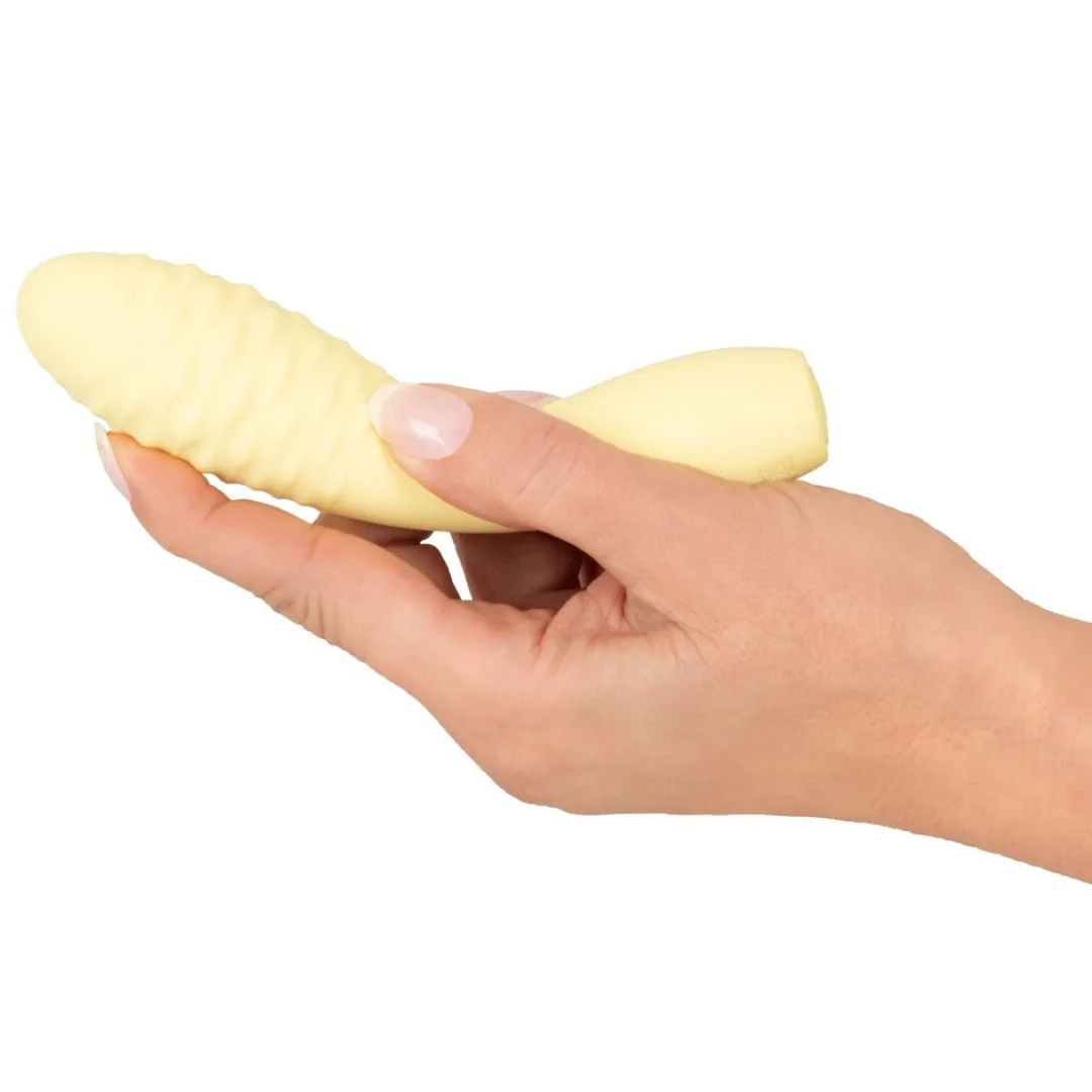 Minivibrator gelb mit Stimulationsnoppen – Bild 3