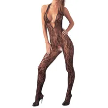 Spitzen-Catsuit Ouvert mit Perlen-Detail Spitzen-Catsuit Ouvert mit Perlen-Detail