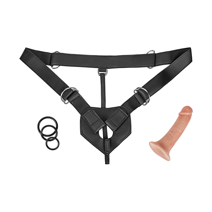 Strap-On Harness, 17 cm, 7 Teile Strap-On Harness, 17 cm, 7 Teile