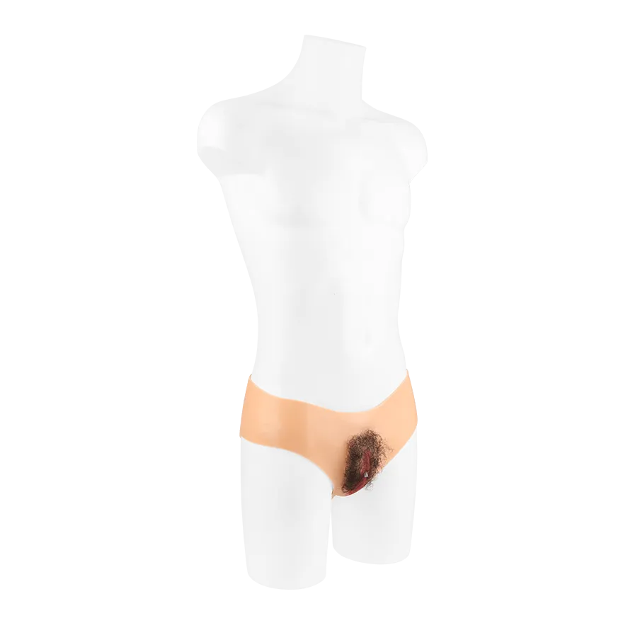 Silikon-Vaginahose mit Schambehaarung Silikon-Vaginahose mit Schambehaarung