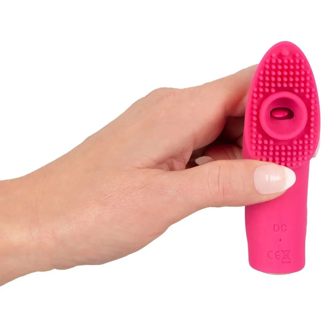 Fingervibrator mit Action-Zunge und Reiznoppen – Bild 3