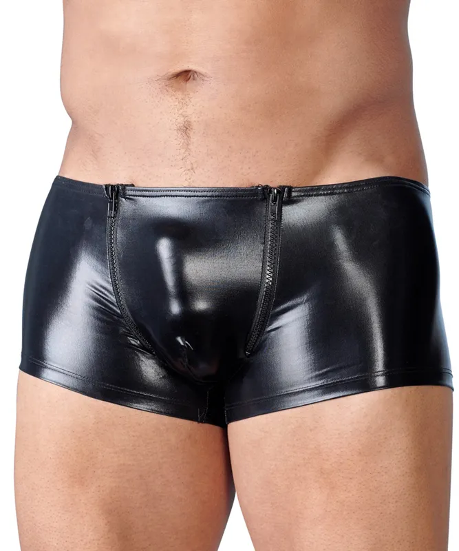 Wetlook Heren Boxer Met Rits Wetlook Heren Boxer Met Rits