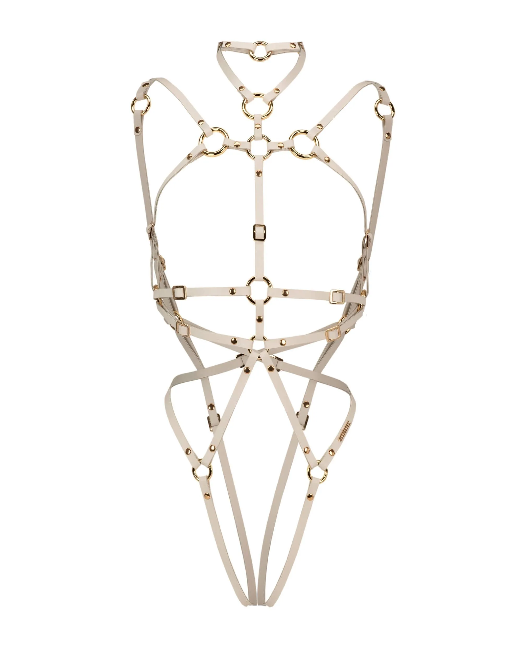 Asche & Gold - Aurore Spielanzug | Weiß Größe S – Bild 2