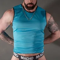 Shirt “Macho”, blau Shirt “Macho”, blau