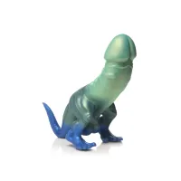 XR Brands - Jurassic Cock Dinosaurier Dildo - Grün & Blau XR Brands - Jurassic Cock Dinosaurier Dildo - Grün & Blau