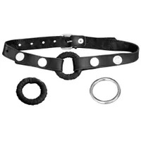 Leder-Latex-Metall-Ringknebel Leder-Latex-Metall-Ringknebel