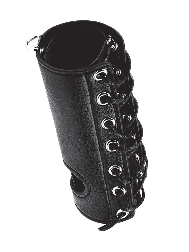 Blue Line 5%27%27 Cock Sheath: Penismanschette, schwarz Blue Line 5%27%27 Cock Sheath: Penismanschette, schwarz