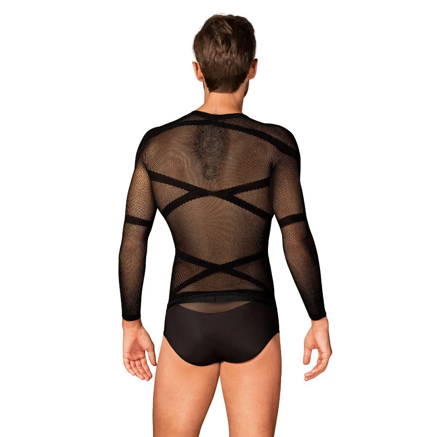 Langarm Shirt Herren – Bild 3