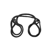 Japanese Style Cotton Cuffs: Bondage-Seil-Fessel, schwarz Japanese Style Cotton Cuffs: Bondage-Seil-Fessel, schwarz