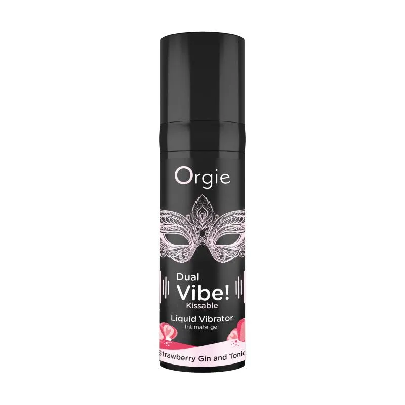 Orgie- Dual Vibe Liquid Vibrator Strawberry Gin & Tonic Orgie- Dual Vibe Liquid Vibrator Strawberry Gin & Tonic
