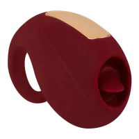 Silikon-Auflegevibrator mit Zunge, 9,6 cm Silikon-Auflegevibrator mit Zunge, 9,6 cm