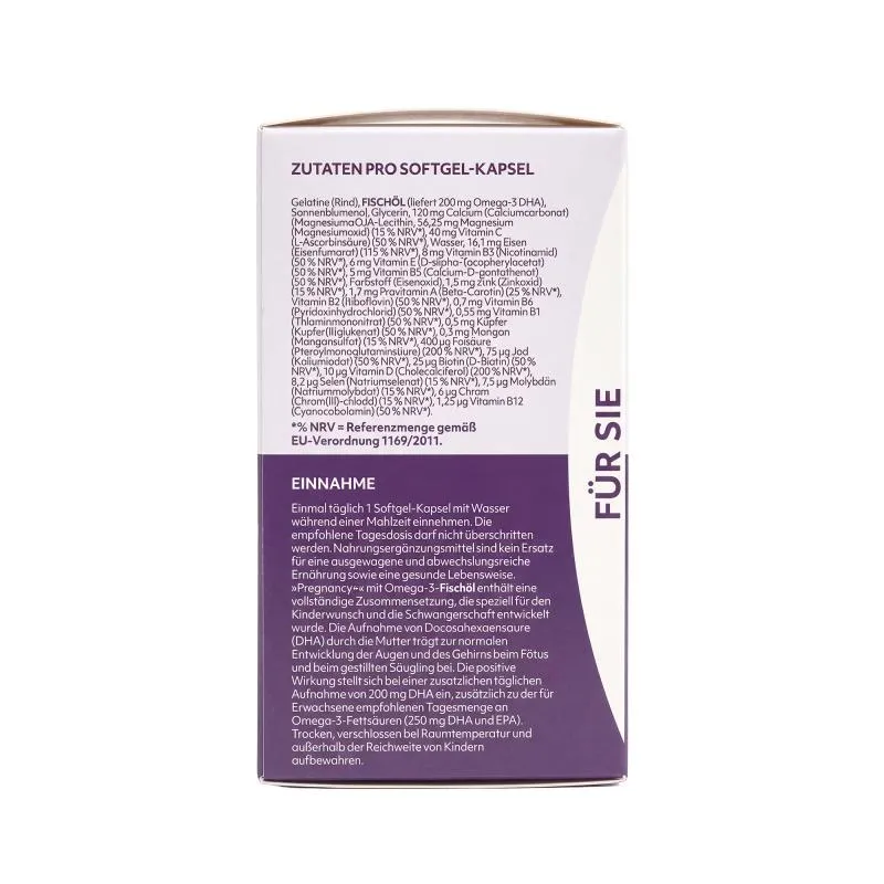 AMORELIE Health »Pregnancy+« für Sie – 30 Softgel-Kapseln – Bild 4