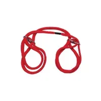 Japanese Style Cotton Cuffs: Bondage-Seil-Fessel, rot Japanese Style Cotton Cuffs: Bondage-Seil-Fessel, rot