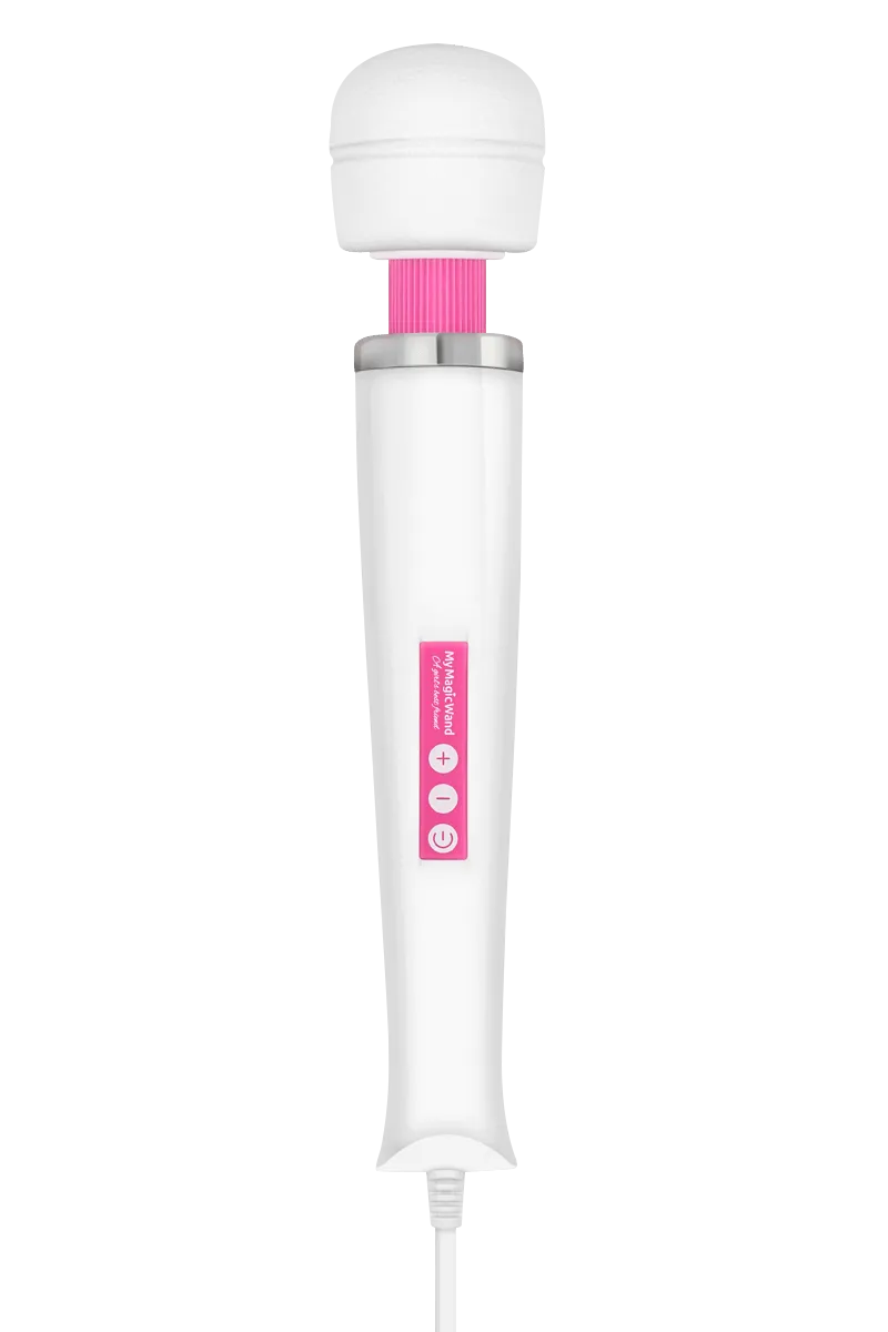My Magic Wand Massagestab - 32cm - Kabelgebunden - weiß pink My Magic Wand Massagestab - 32cm - Kabelgebunden - weiß pink