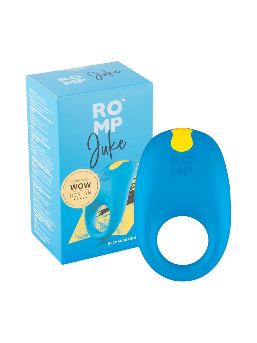 ROMP Juke: Vibro-Penisring, blau/gelb ROMP Juke: Vibro-Penisring, blau/gelb
