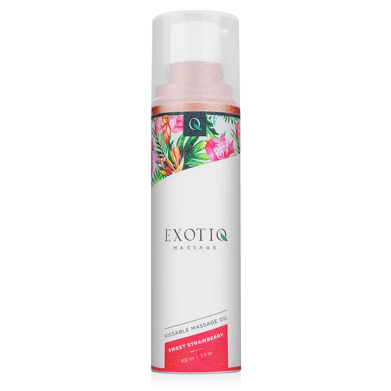 Exotiq Massageöl Sweet Strawberry - 100 ml – Bild 4