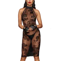 Tüllkleid mit Stickereien Tüllkleid mit Stickereien