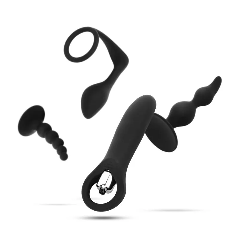 Easytoys - Analspielzeug-Set 4-teilig - Schwarz – Bild 5