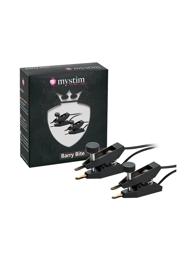 Mystim Barry Bite: Bi-polare Elektro-Klammern Mystim Barry Bite: Bi-polare Elektro-Klammern