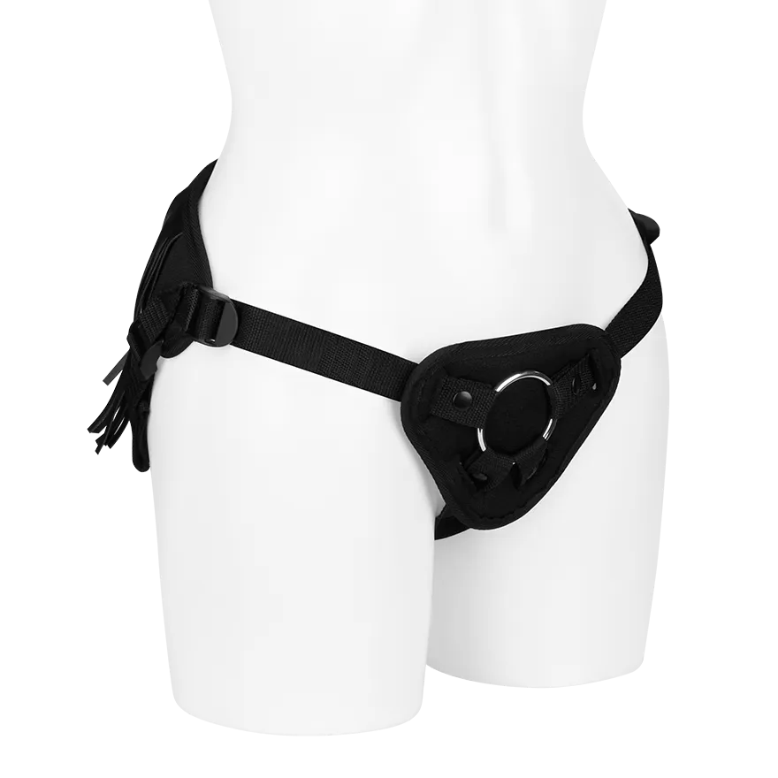 Strap-On Geschirr mit Fransen, 3 Teile Strap-On Geschirr mit Fransen, 3 Teile