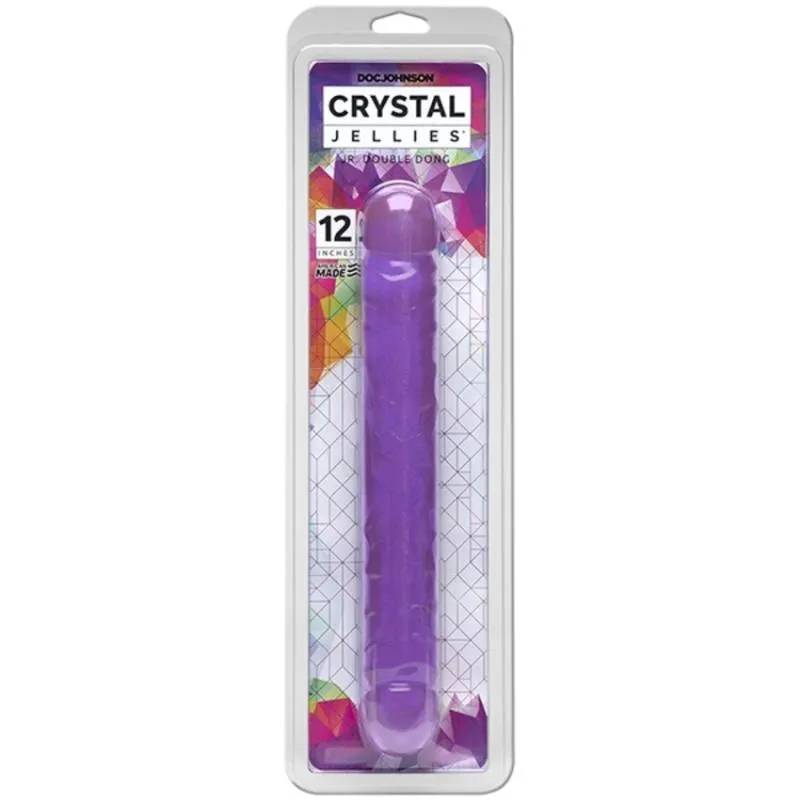 Doc Johnson - Crystal Jellies Jr. Double Dong - Lila – Bild 2