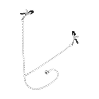 Nippelklemmen mit Glöckchenkette Nippelklemmen mit Glöckchenkette