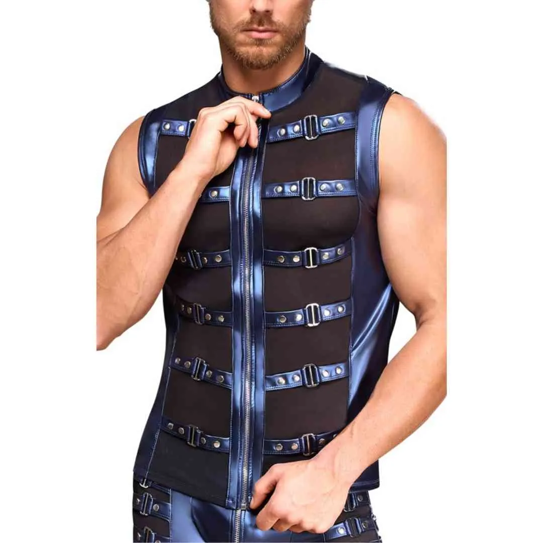 Shirt im Metallic-Mattlook mit Powernet Shirt im Metallic-Mattlook mit Powernet